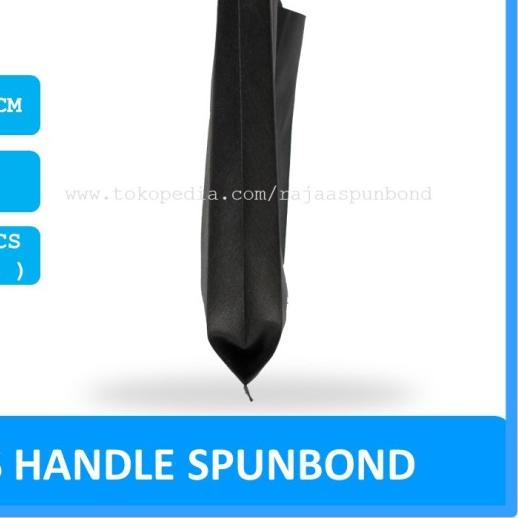 

Goodie bag Spunbond Handle 30x40 Hitam Lusinan / Tas Spunbond Polos