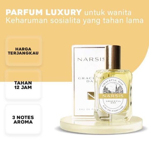 PARFUM NARSIS GRACEFUL Day Eau de Perfume Elegant Wanita Wangi