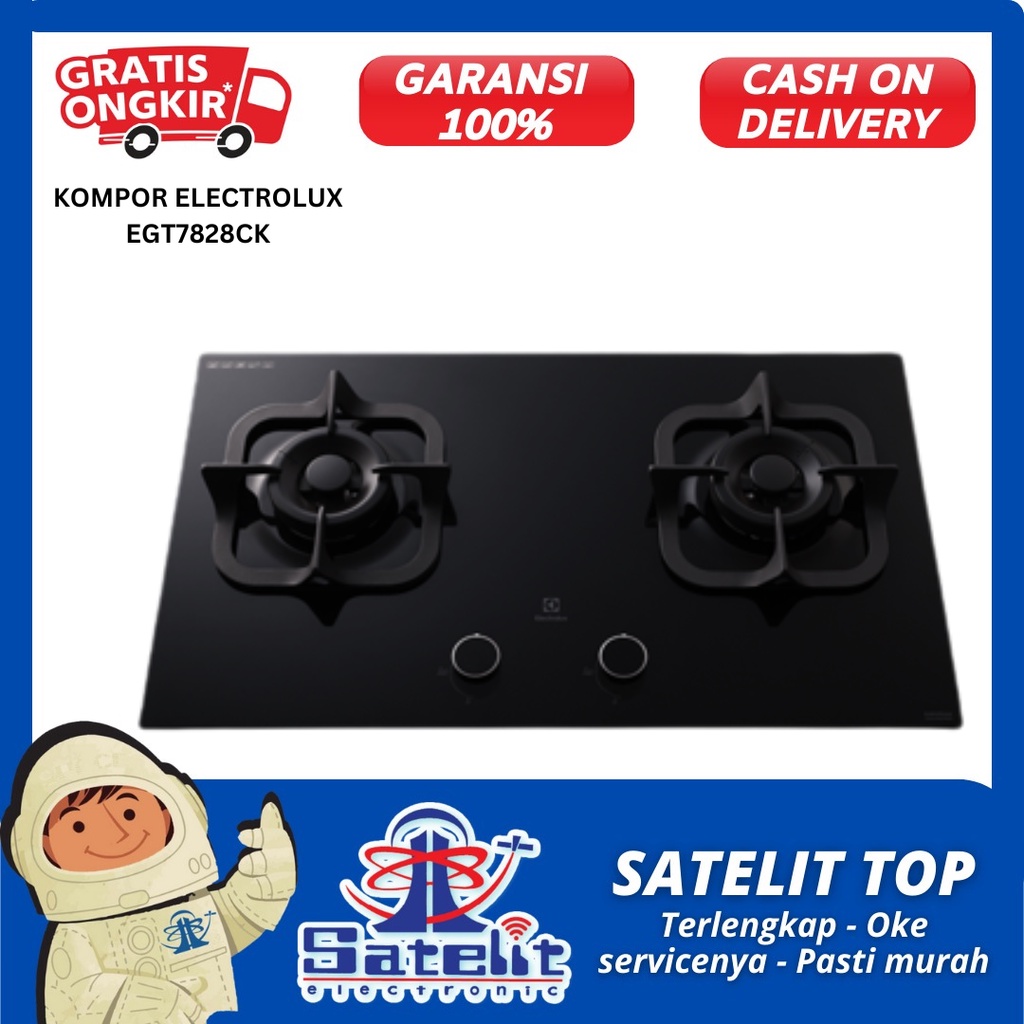 KOMPOR GAS / KOMPOR TANAM / ELECTROLUX EGT7828CK / PROMO