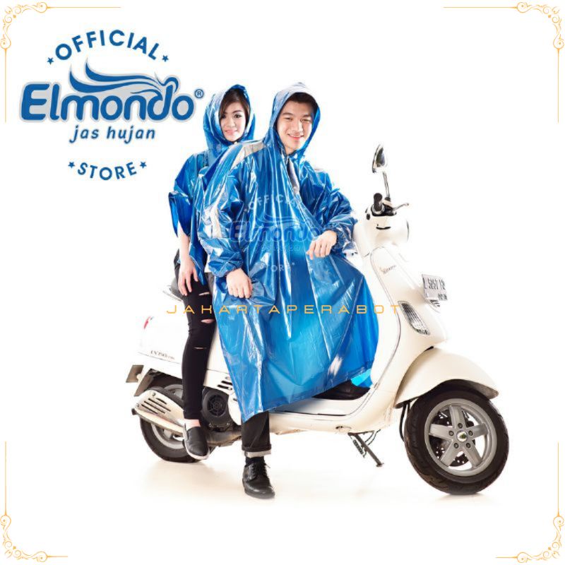 Elmondo Jas Hujan Poncho Lengan Funtastic 708 2 in 1