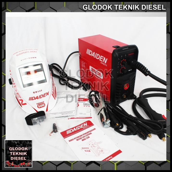Mesin Las Co2 Co 2 Tanpa Gas Daiden Welding Mig 130 Migi Japan