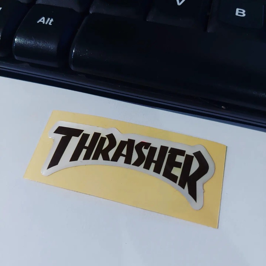 

Sticker Resin Timbul Thrasher Kecil Keren Stiker Lentur 3D