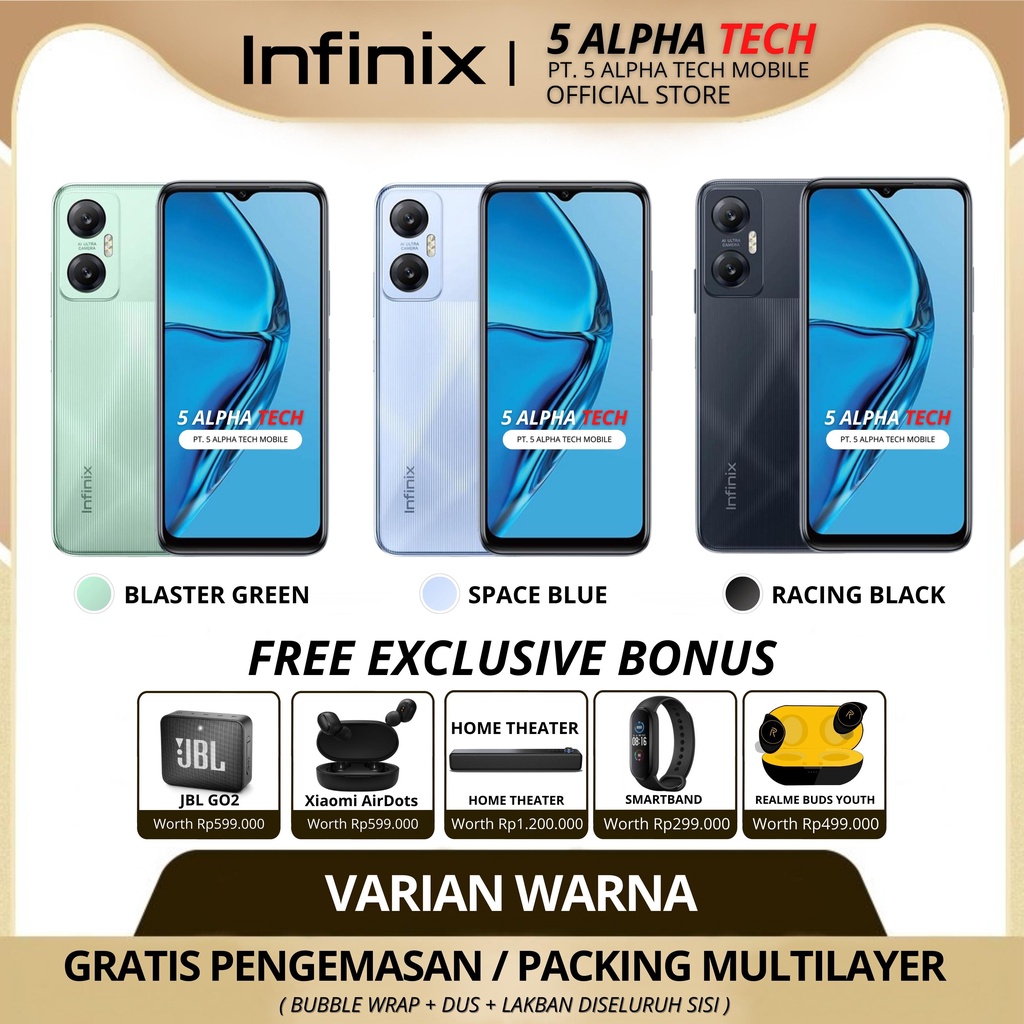 INFINIX HOT 20 5G NFC 4/128GB GARANSI RESMI