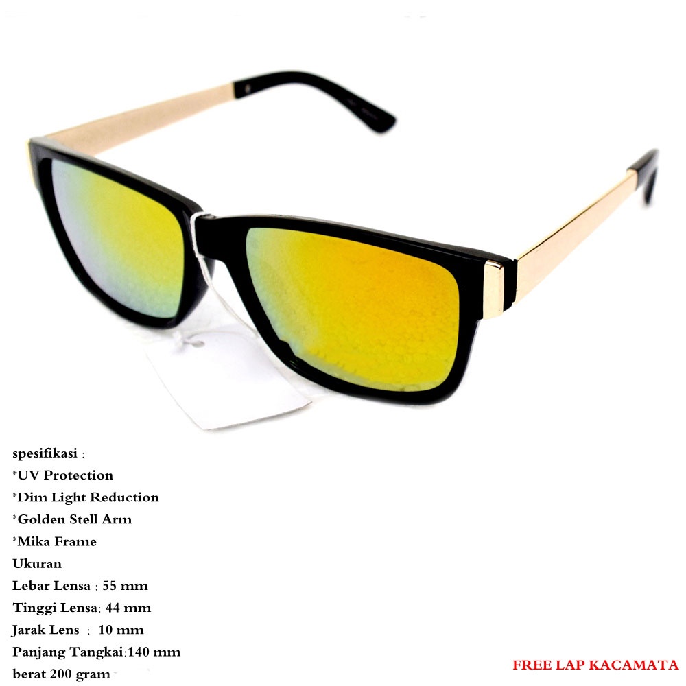 Kacamata Pria Sunglasses  Goden Swing  merah