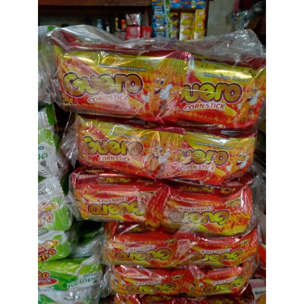 

Guero Corn Stik Makanan Ringan 1 Pack 20 Pcs