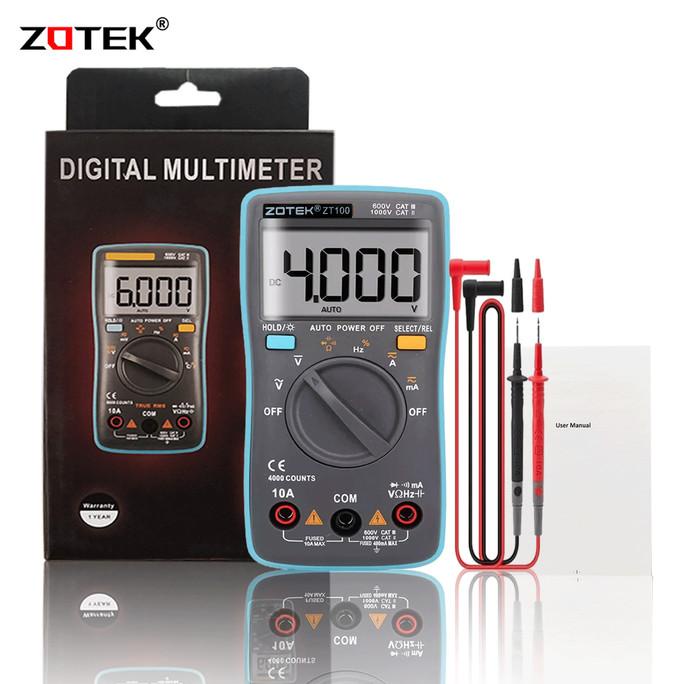 AVOMETER DIGITAL ZOTEK ZT100 / MULTITESTER DIGITAL ZOTEK ZT 100