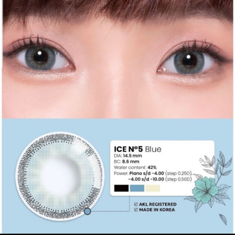 X2 Ice N5 / Ice No 5 Softlens Warna