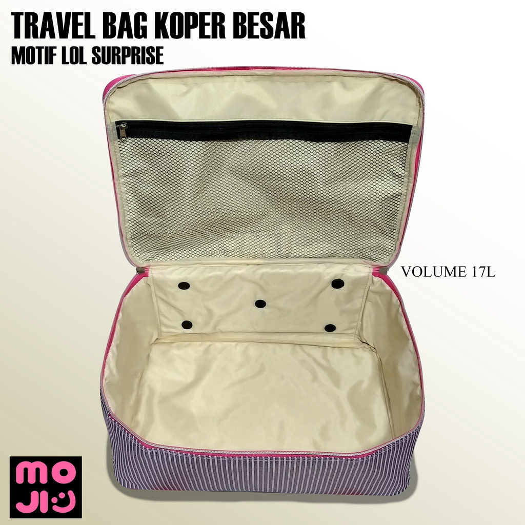 Tas mudik Tas travel bag ukuran besar motif karakter anak tas selempang Moji 1