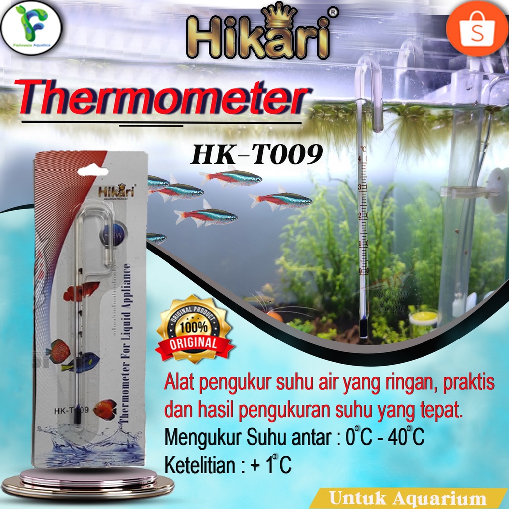 Hikari HK-T009 Thermometer suhu air aquarium