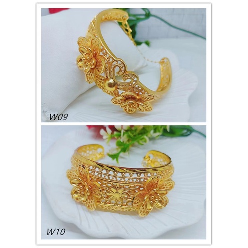 Gelang Xuping Lapis Emas 24K Perhiasan Fashion W09/10