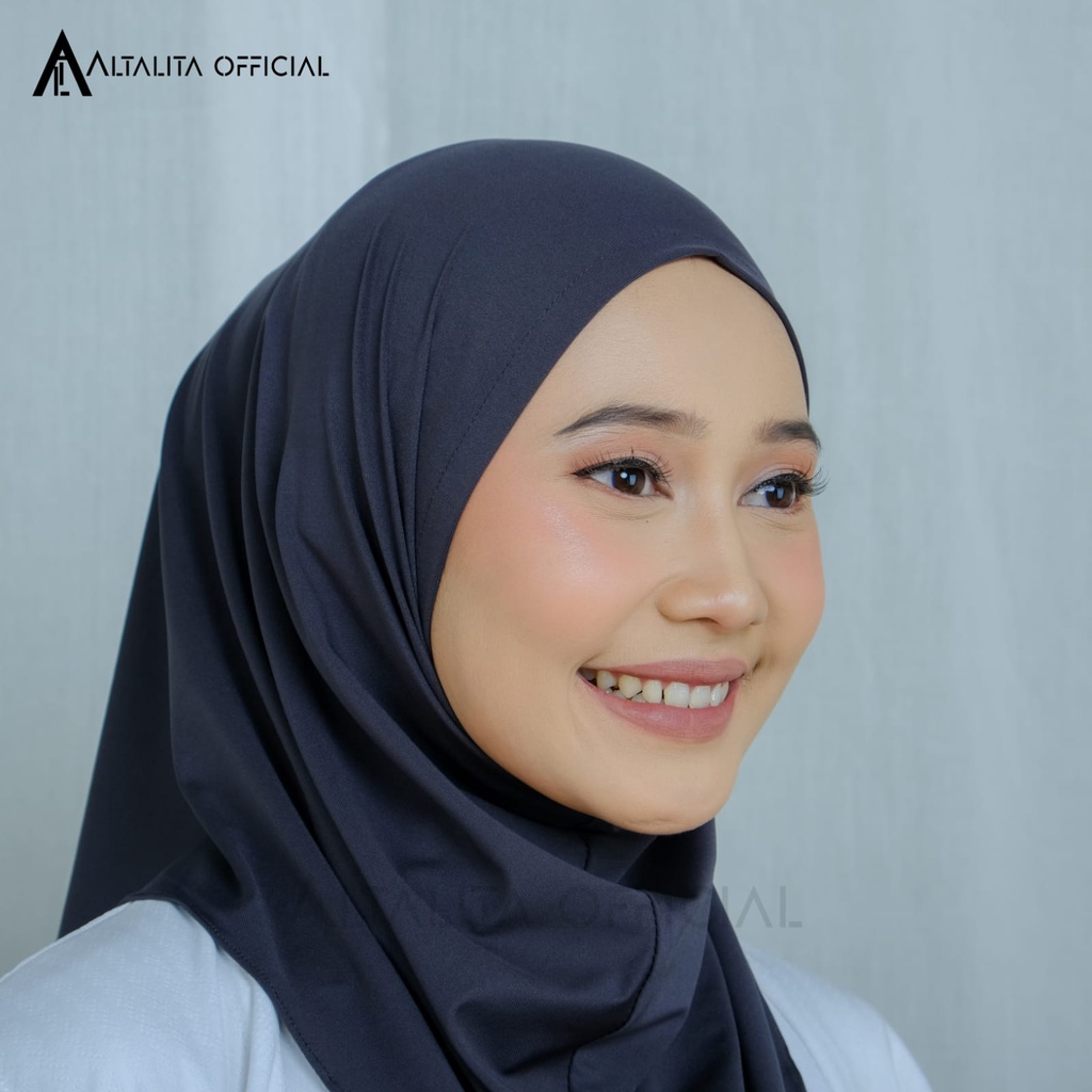 Altalita - Hijab Bergo Zyta Sport Instan Non Pet / Non Pad Terbaru Bahan Jersey Premium Cocok untuk Olahraga Volly Futsal Senam dan Sehari-hari