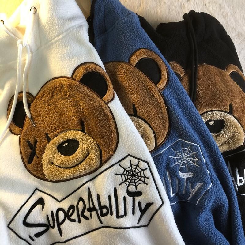 SUPERABILITY HOODIE SABLON PREMIUM FLEECE ONE SIZE FIT L ONE SIZE FIT L / HOODIE WANITA TEBAL