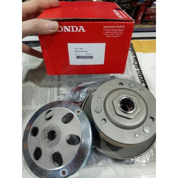 Pully Assy Kampas Ganda Rumah Mangkok Ganda Honda Beat F1 K44