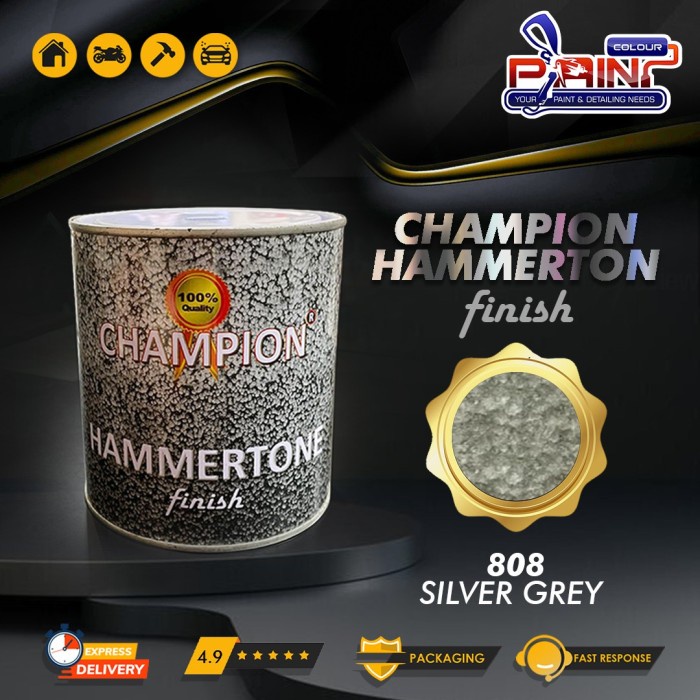CHAMPION HAMMERTONE FINISH CAT SETENGAH DUCO BERTEKSTUR CAT BESI