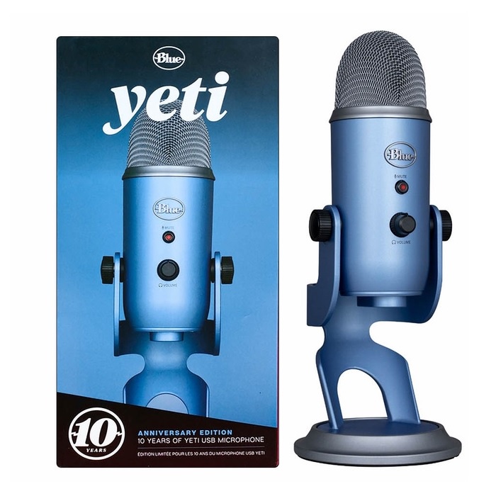 BLUE YETI Professional USB Microphone - 10th Anniversary - Sunset Sky - Mikrofon Terbaru dari Blue Microphones Edisi Spesial Ulang Tahun ke 10 BLUE Microphones