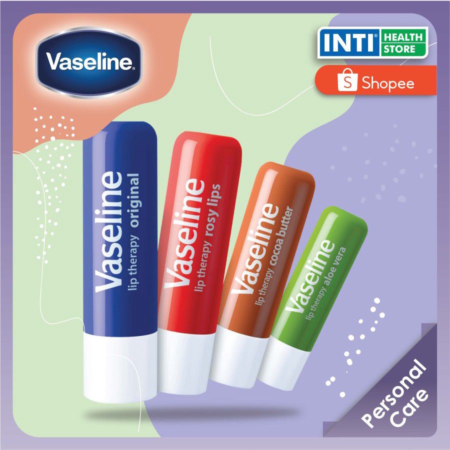 Vaseline Lip Therapy Balm Stick / Lip Balm / Pelembab bibir | 4.8 gr