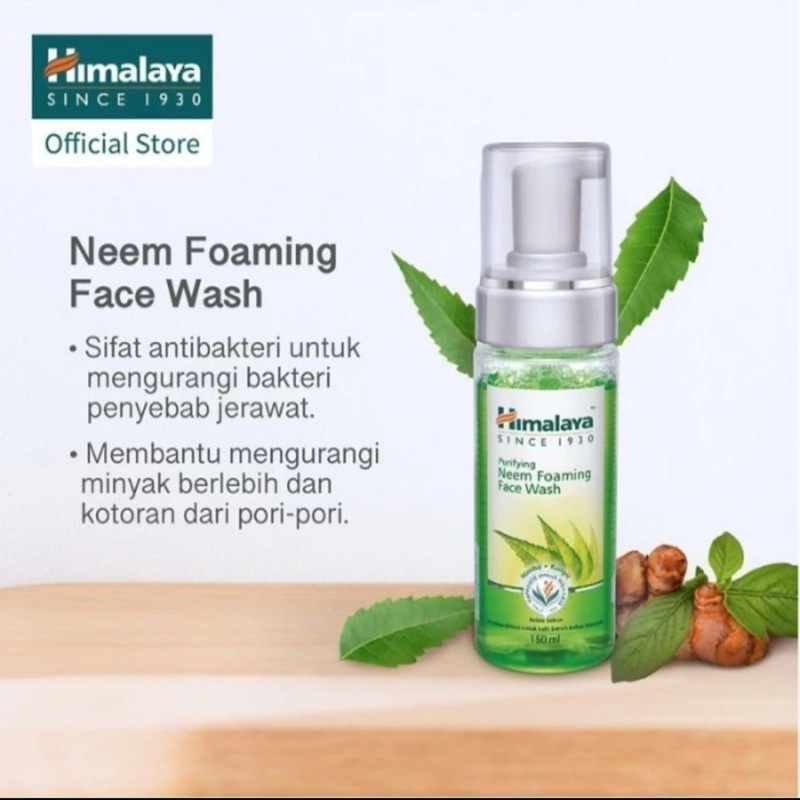 FACIAL FOAM FOAMING WASH HIMALAYA 150ML