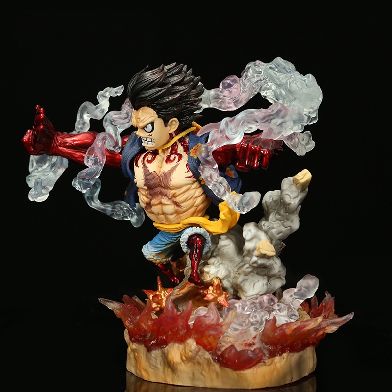 One Piece Figure GK Ver. Luffy Gear 4 Serpent Man VS Katakuri PVC Action Figures Luffy Shanks Sakazuki Borsalino Toy