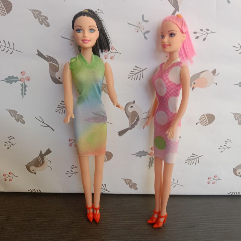 boneka berbi murah 2 pcs mainan anak koleksi berbi