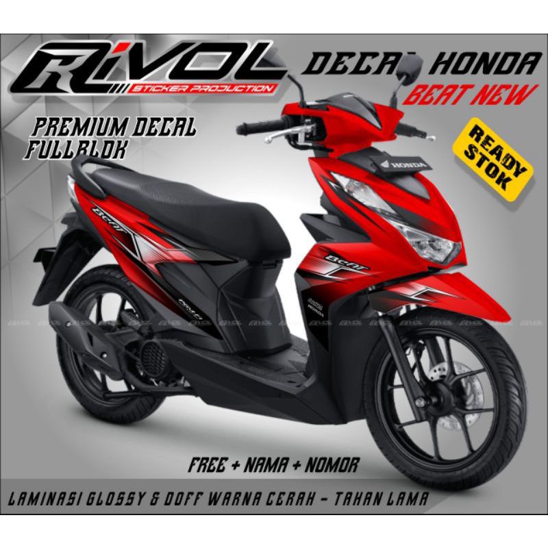 Decal stiker Honda beat full body stiker Decal