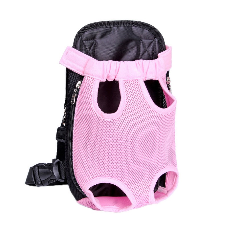 Tas Ransel Carrier Anjing / Kucing Peliharaan Bahan Mesh Breathable Portable Untuk Travel / Outdoor