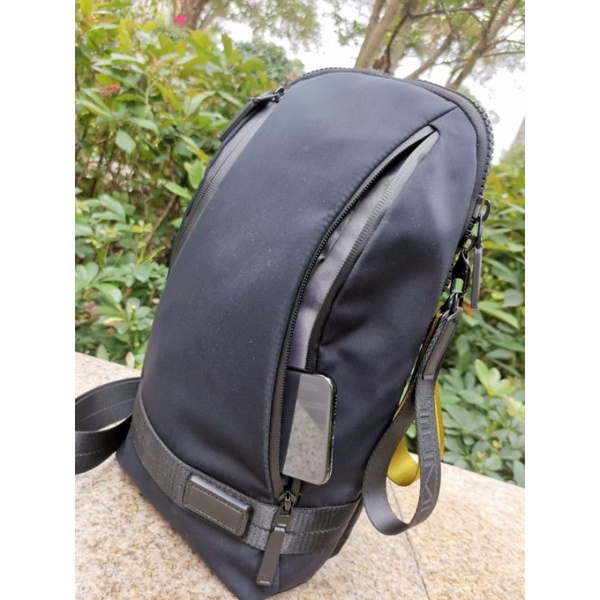 tas selempang tahoe sky Sling bag tumi hitam nylon branded top P1SHOES