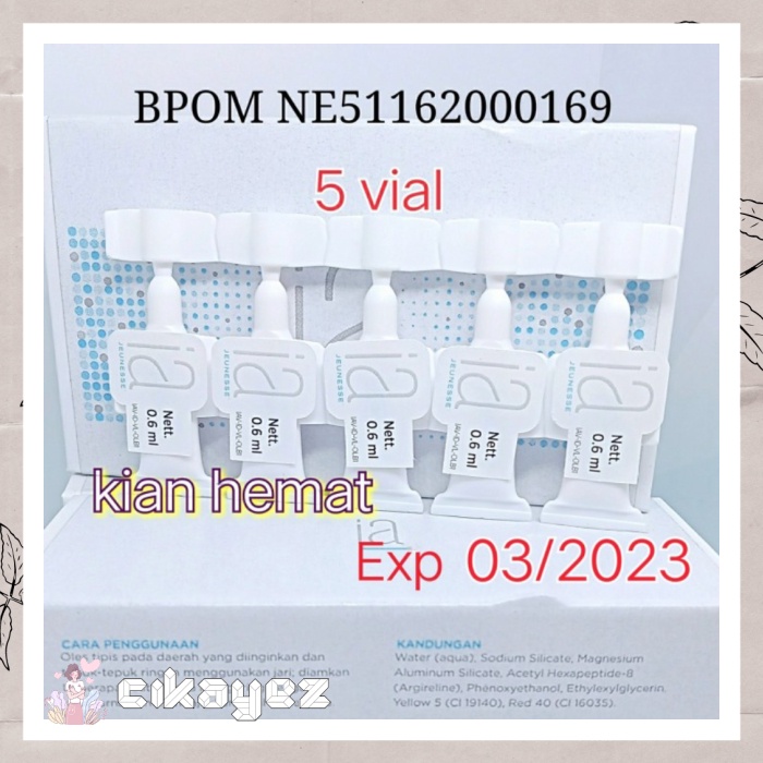 [REAL] 5 VIALS INSTANTLY AGELESS