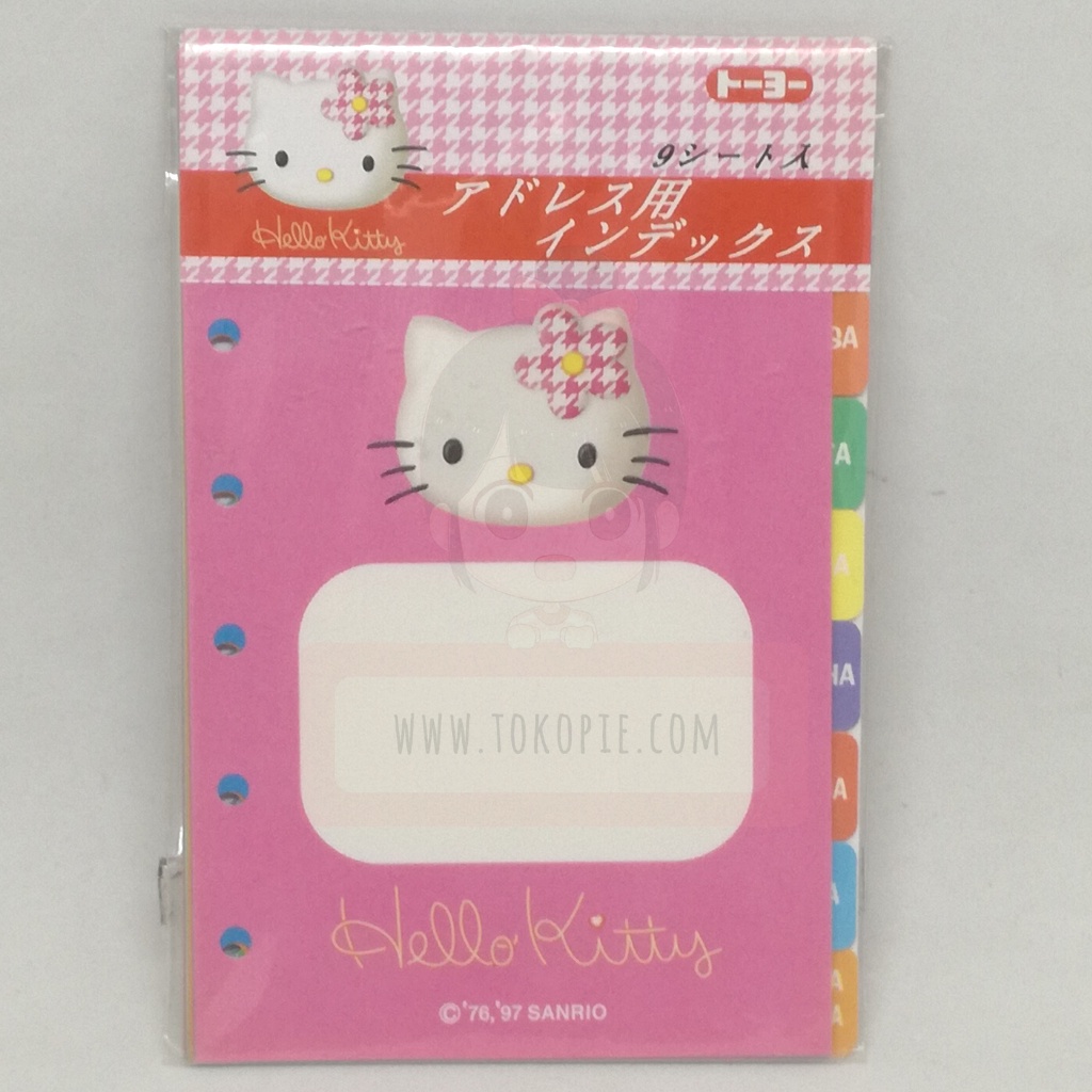 

Sanrio Hello Kitty Mini Bookmark For Addresses Index