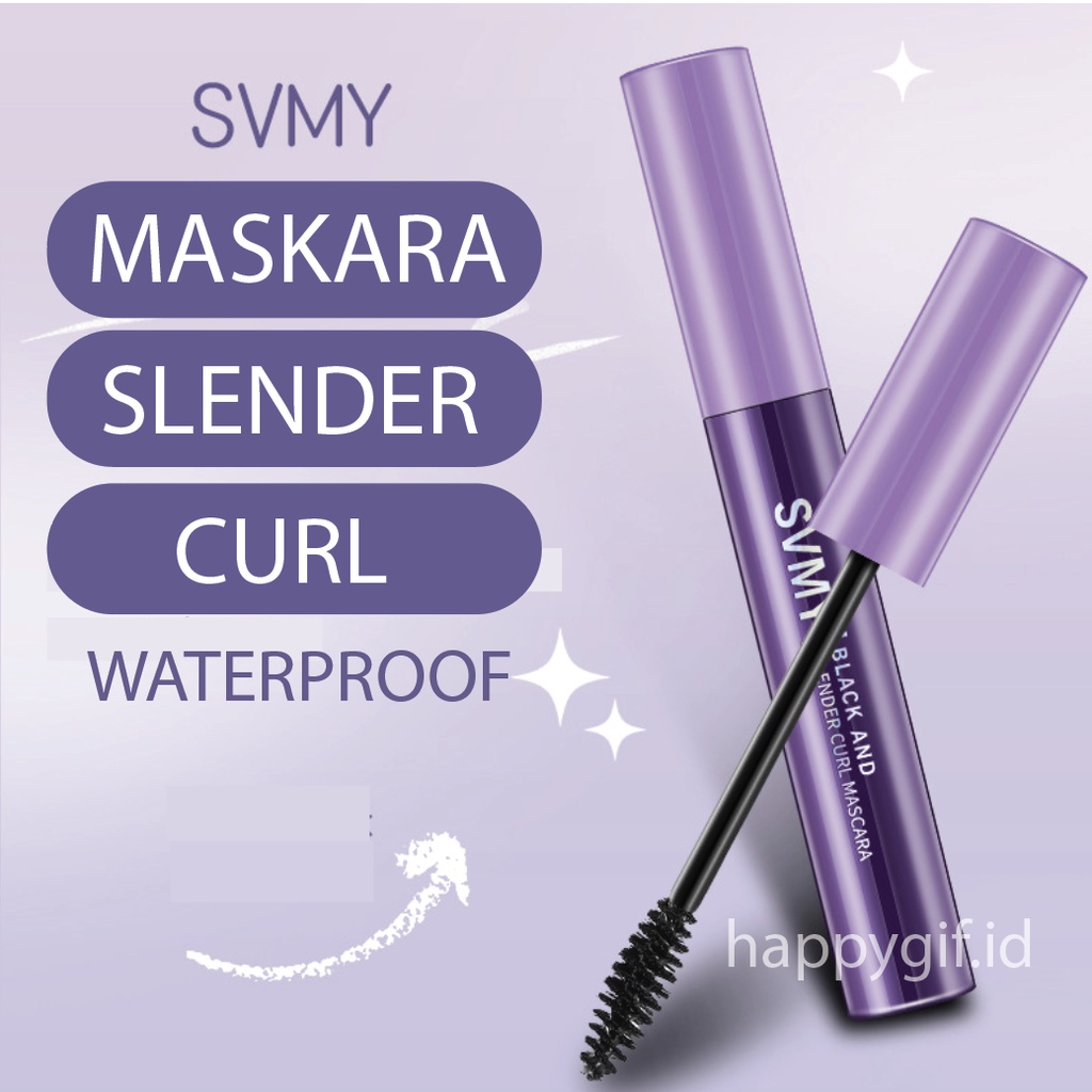 SVMY Purple Mascara Slender Curling Long Lash Maskara Waterproof LA192 724