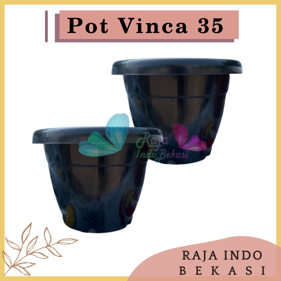 Rajaindobekasi Pot Gentong VINCA 35 Hitam Pot Plastik Bunga Jumbo Besar Tebal Murah Tanaman Bkn Pot Tawon 35 Pot Tulip 45 20 30 Galaxy 25 40-Pot Bunga Putih 35 Strawberry | Pot Tanaman Plastik Besar