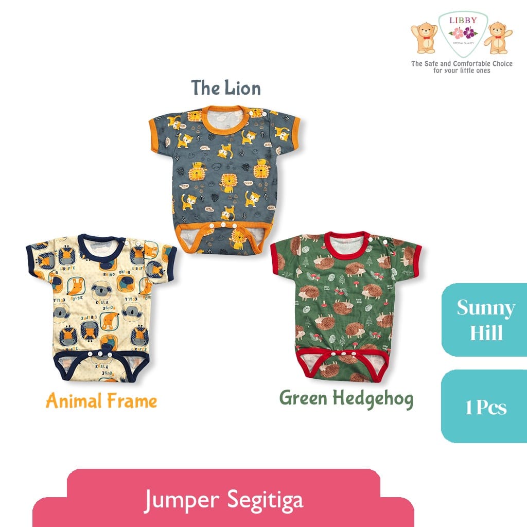 Libby Baju Kodok Segitiga - Sunny Hill Series (3 Pcs)