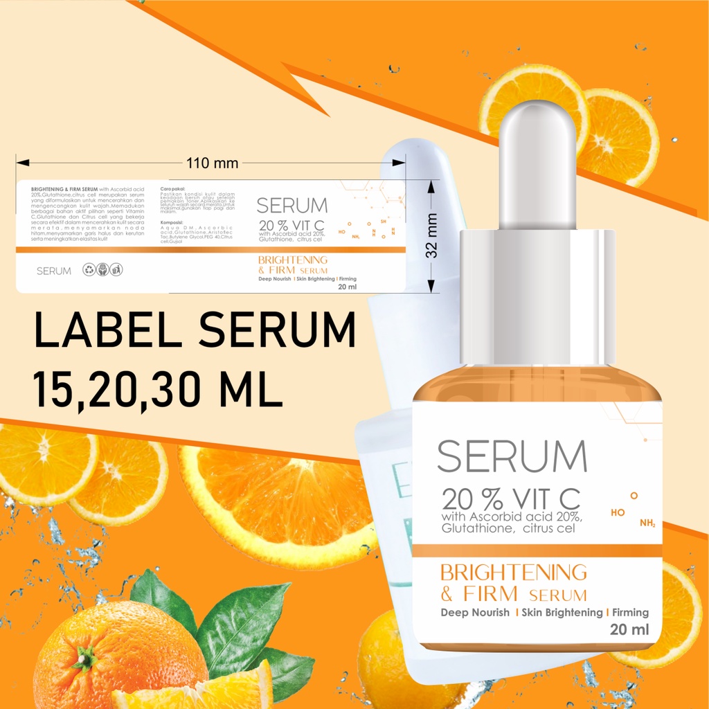 

LABEL STICKER SERUM VINYL