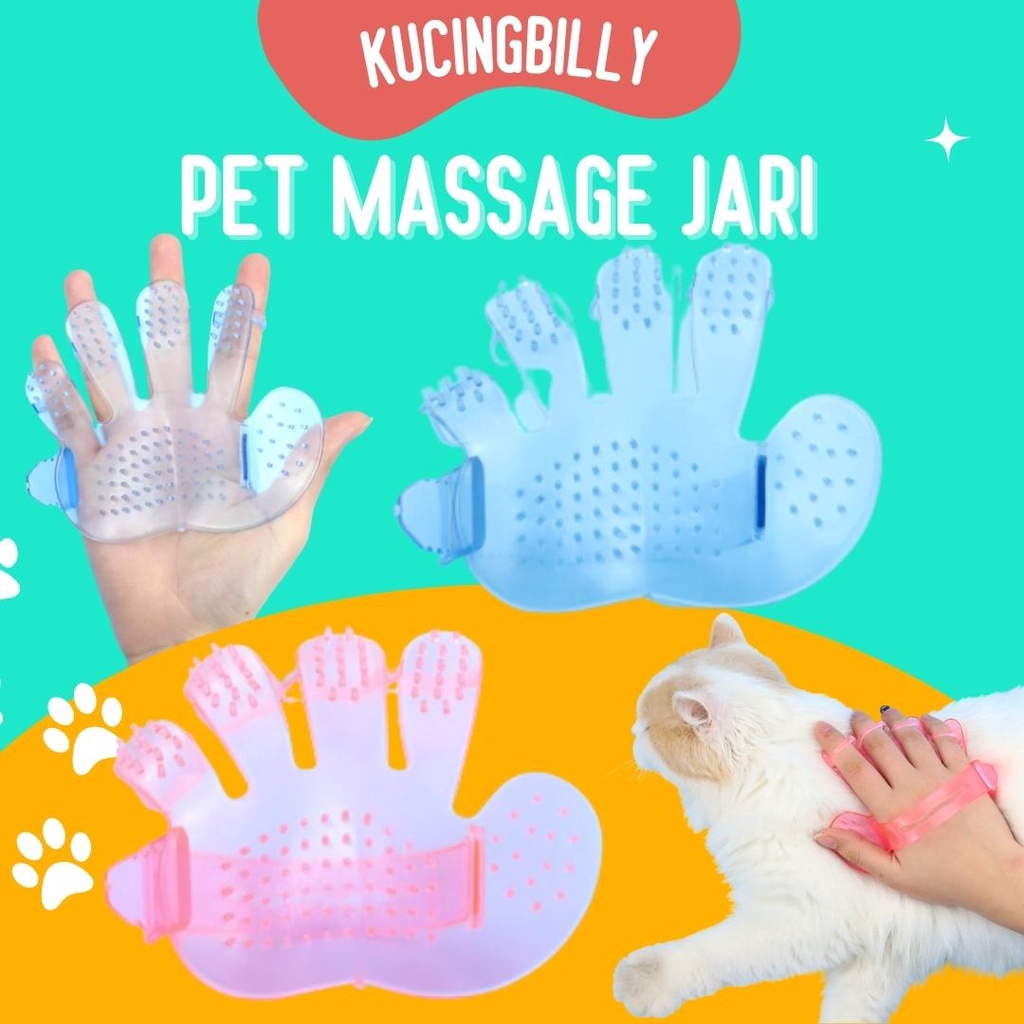 Sikat mandi pijat kucing anjing