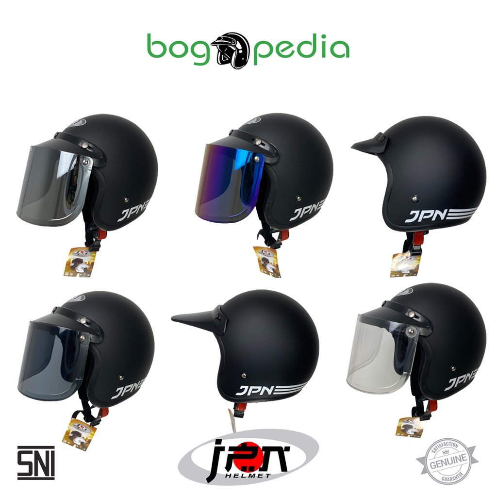 Helm JPN Warna Hitam Doff Original