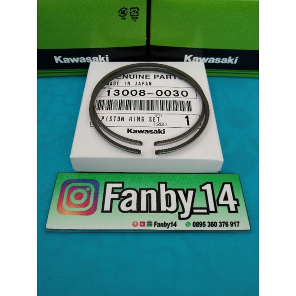 Ring Piston Ring Seher Ninja R Ninja SS Dan Ninja RR Original Kawasaki
