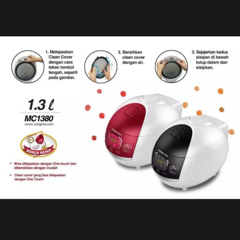 Rice Cooker Yong Ma MC 1380 Digital Limited Bisa Gojek Grab Medan