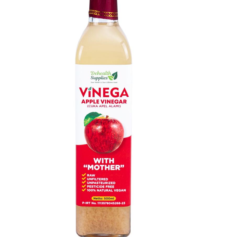 

Quality Control✅Vinega, Apple Vinegar (cuka apel alami) with the mother 500g|KD2