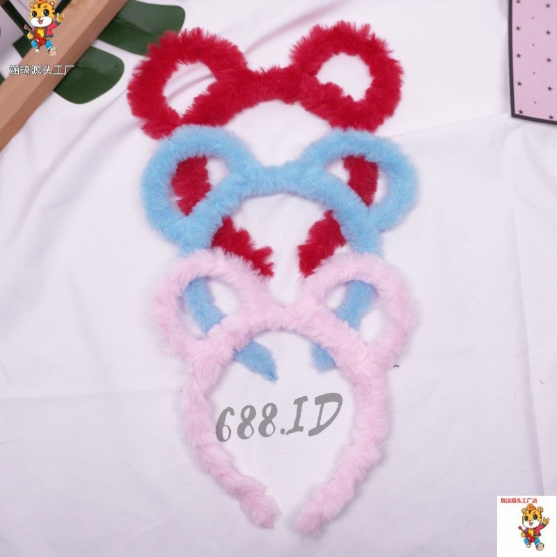 [688.id] Bando Bulu Bentuk Kuping Beruang Korea Kekinian Karakter Telinga BDO 02
