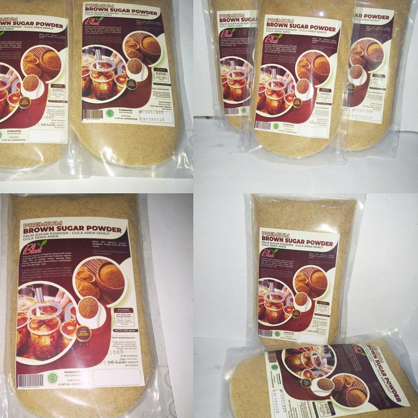

TERLARIS BRANDS FESTIVAL Gula Palem bubuk / Brown Sugar Bubuk /Gula Semut Aren Sugar 500 Gr !!