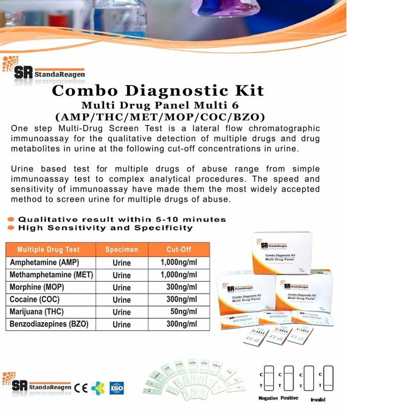 Tes Narkoba 6 Parameter Murah Merk SR