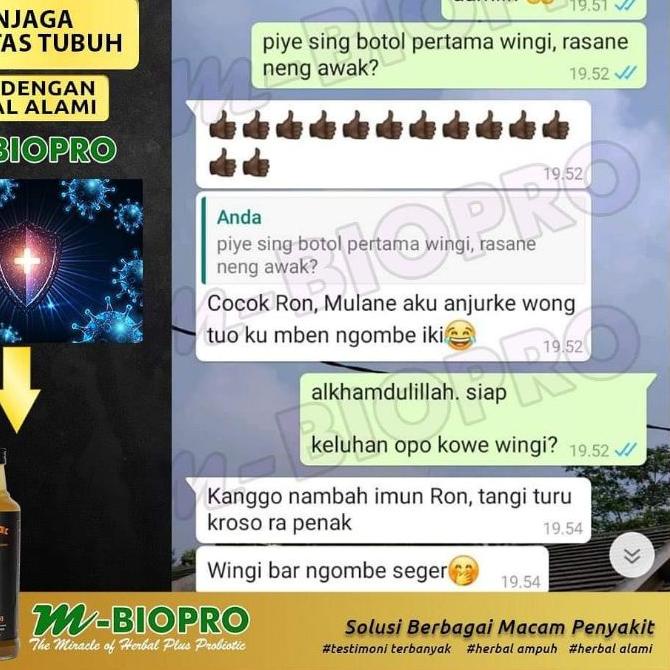 

READY ✅M Biopro Mbiopro Herbal Asli Halal 100% Original Untuk Ambien, Sesak Nafas Dan Mengobati Penyakit Lain|RA7