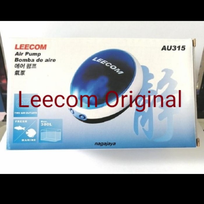 Leecom AU 315 aerator 2 lubang pompa udara aquarium super silent