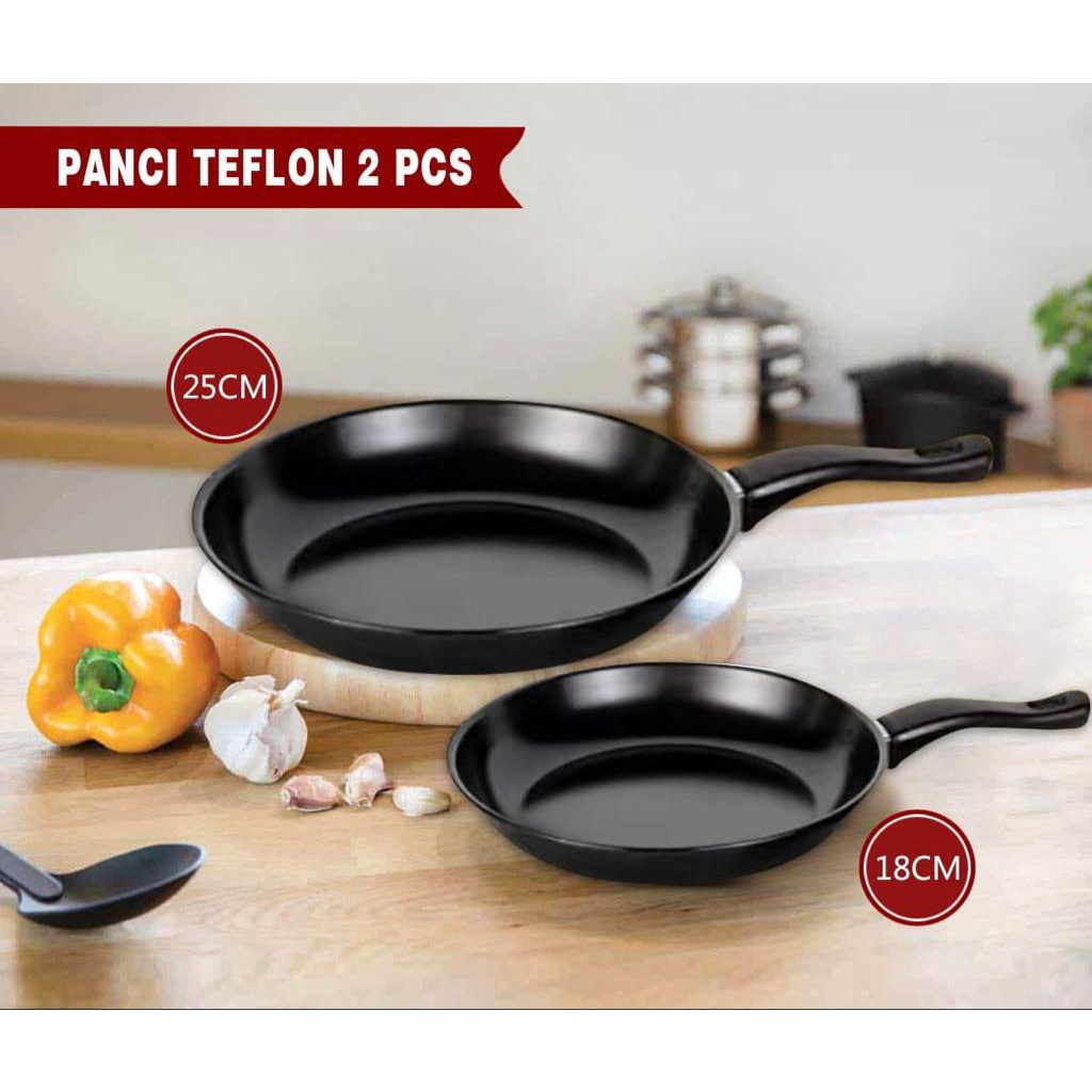 Frypan set - Teflon 2 in 1