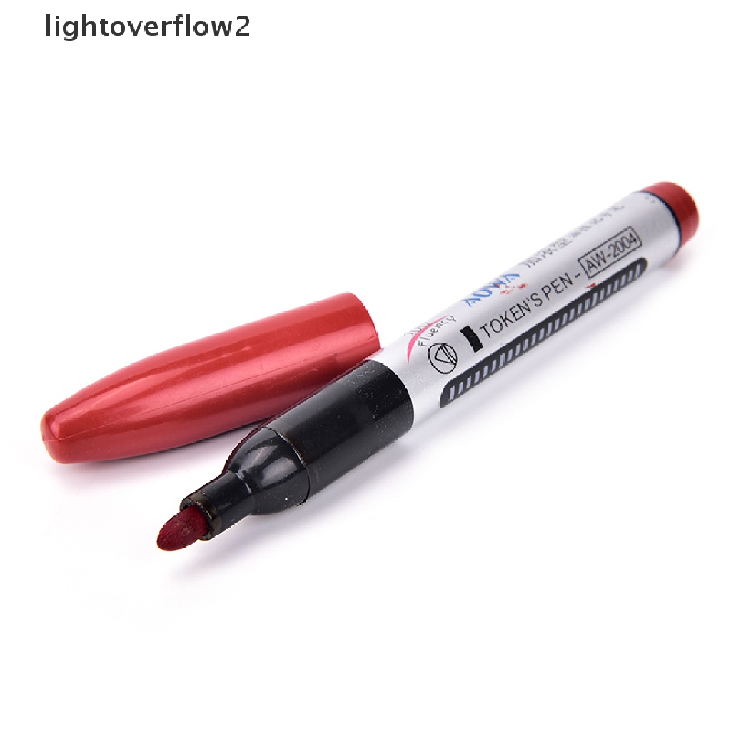 (lightoverflow2) 1pc Spidol Tinta Minyak Ekstra Halus Untuk Perlengkapan Sekolah (ID)