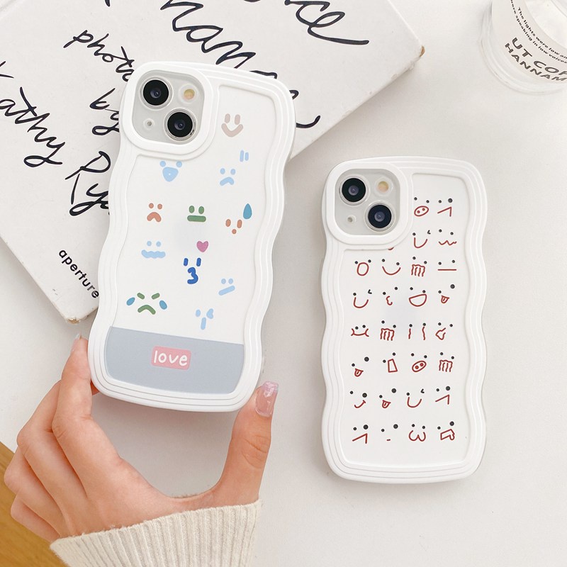 Soft Case OPPO A3S A31 A53 A33 A9 A5 A57 5G 2022 A36 A76 A96 F11 A5 A9 2020 Reno 2F 5 6 7Z 8 Redmi Note 10 Pro hp Ekspresi Wajah Funny Casing OPPO