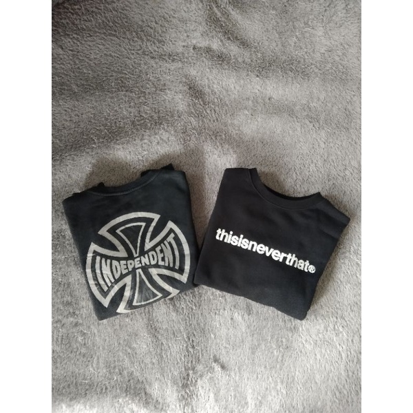 crewneck TNIT dan Independent