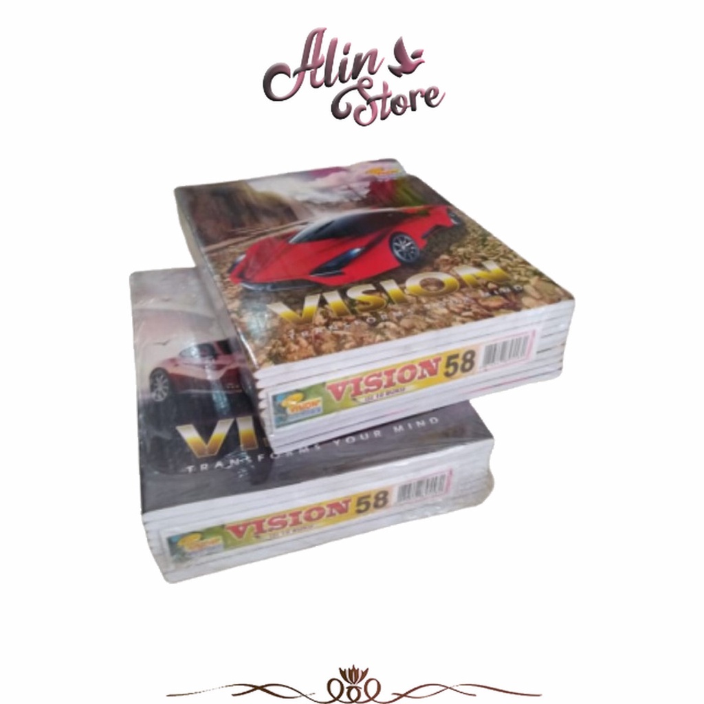 

Buku Tulis 58 Lembar (10 Pcs) Vision