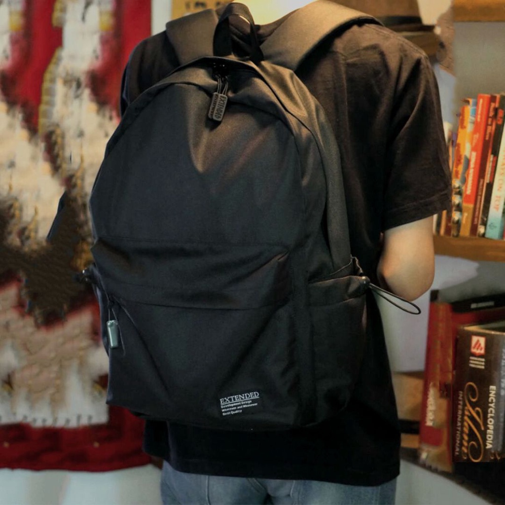 Extended Levi - Tas Ransel Pria Backpack Tas Laptop Punggung Tas Sekolah Pria