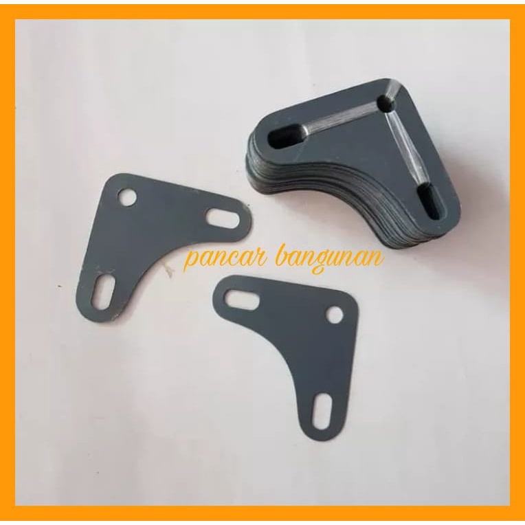 PLAT SIKU LUBANG - PENYANGGA RAK SIKU LUBANG - PLAT RAK SIKU LUBANG