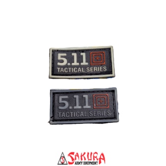 Patch Rubber 5.11 Kecil Perekat Karet Velcro 511